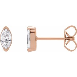 14K Rose Gold 1/2 CTW Lab-Grown Diamond Stud Earrings