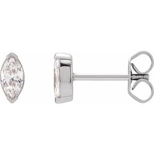 14K White Gold 1/2 CTW Lab-Grown Diamond Stud Earrings