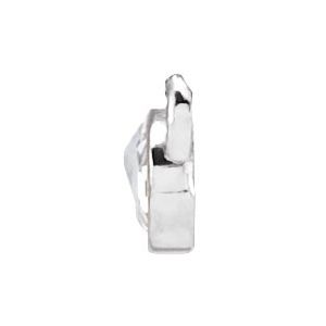 Platinum .07 CTW Rose-Cut Natural Diamond Necklace Center