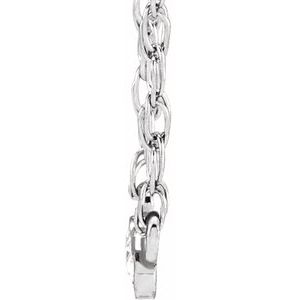 Platinum .03 CTW Rose-Cut Natural Diamond 18" Necklace