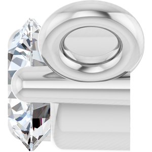 Platinum 1/10 CTW Natural Diamond Graduated Necklace Center