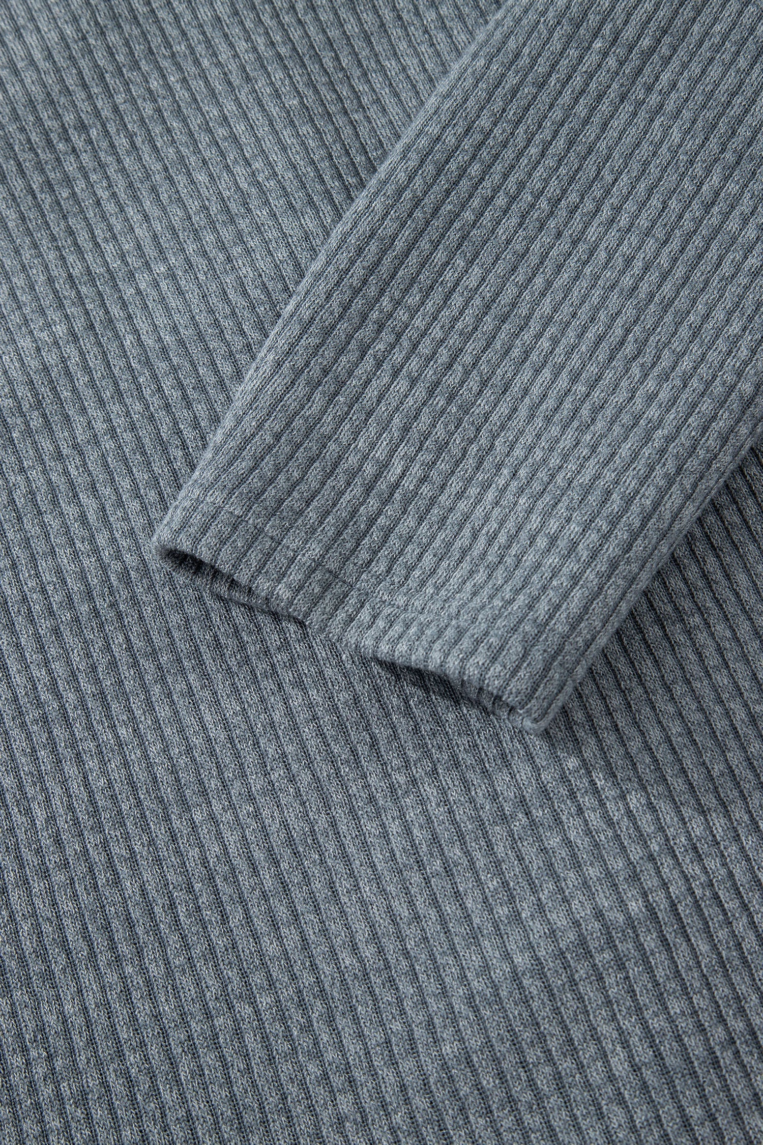 Ribbed Knit Flap Pocket Button-Up Shacket
