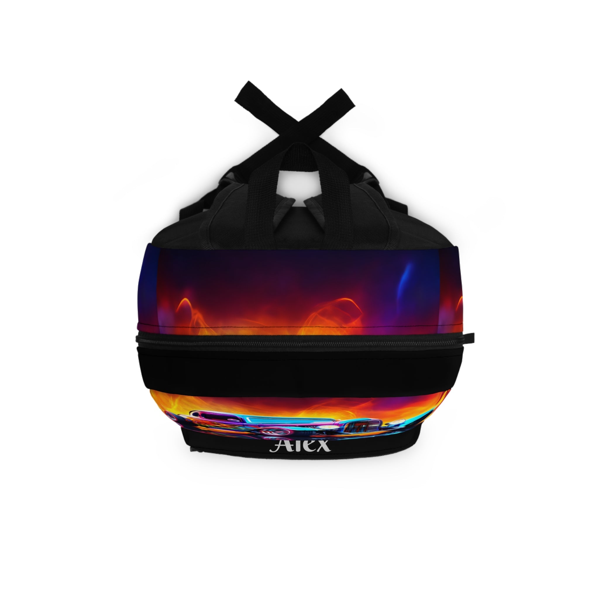Personalizable Coupe Car Backpack - Stylish School Bag for Teens & Car Lovers