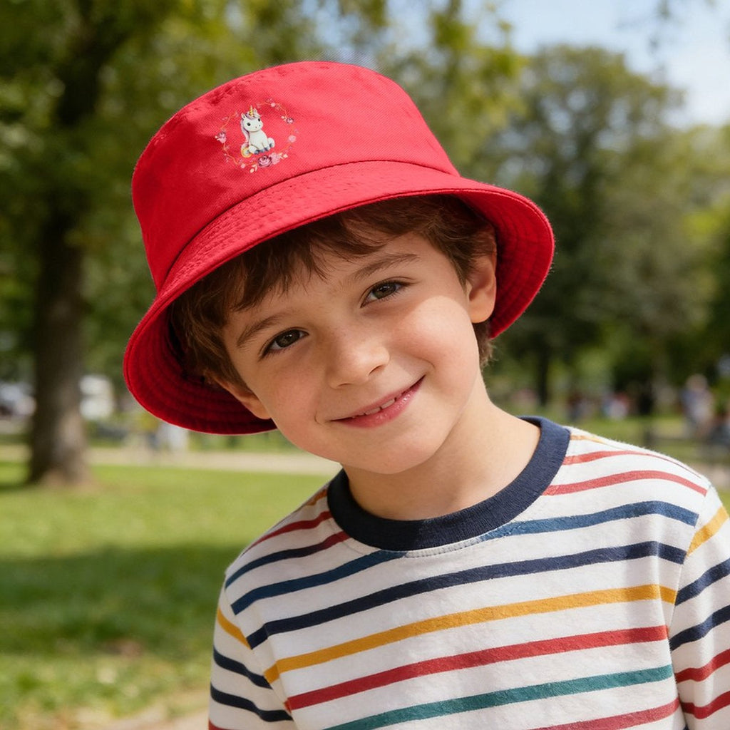 Baby Unicorn Children’s Bucket Hat (Front Printing)