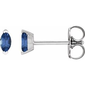 Sterling Silver Natural Tanzanite Earrings