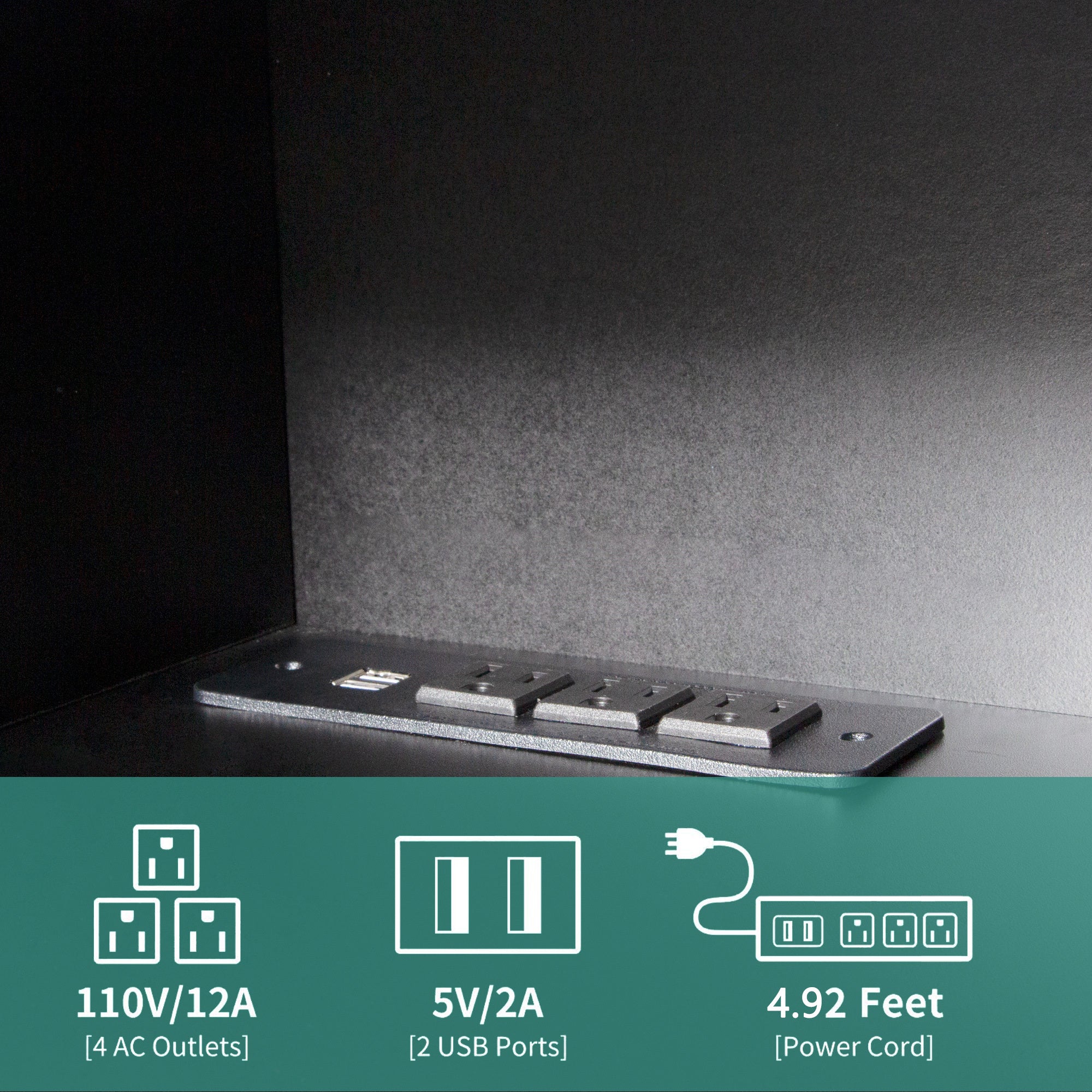 Floating TV Stand, Wall Mounted TV Shelf with Led Lights & Power Outlet,High Gloss TV Cabinet for Black tv Stands for Living Room
