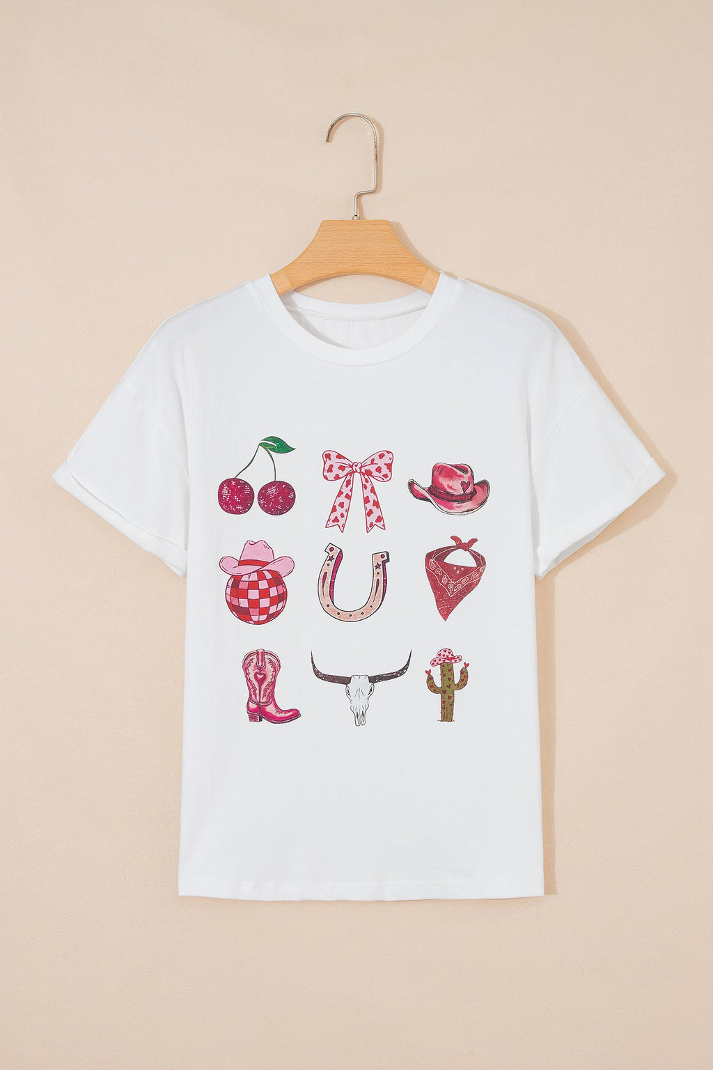 Western Coquette Cowgirl Short Sleeve Tee