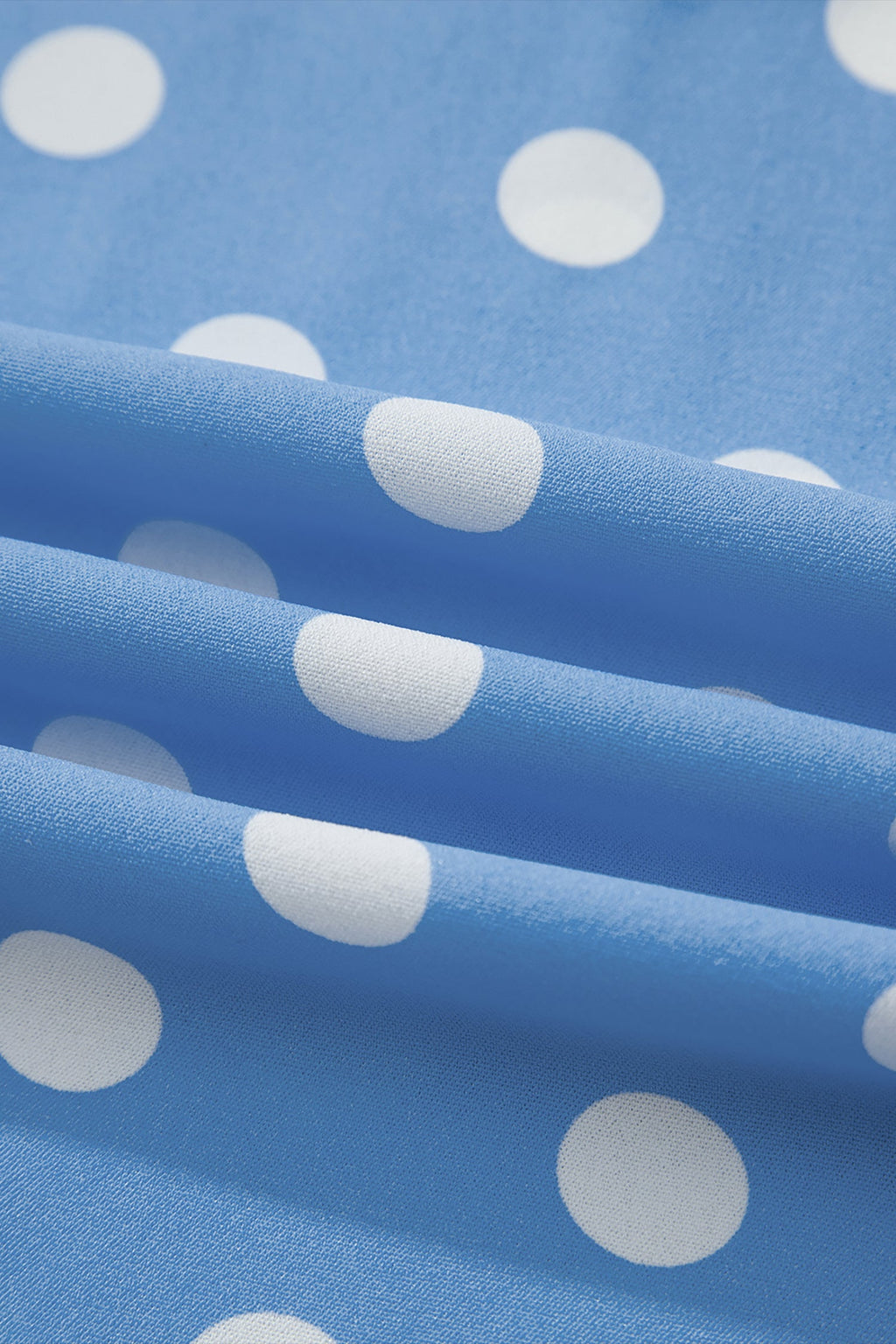Polka Dot Patch Pocket Straight Leg Pants