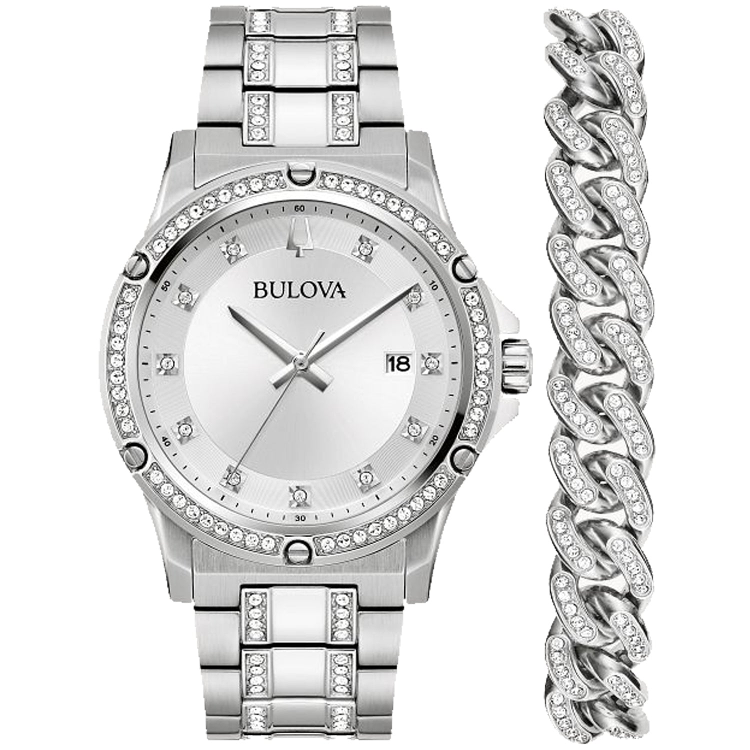 Bulova Men's Crystal Box Set