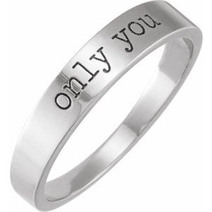 Love Notes Stackable Ring