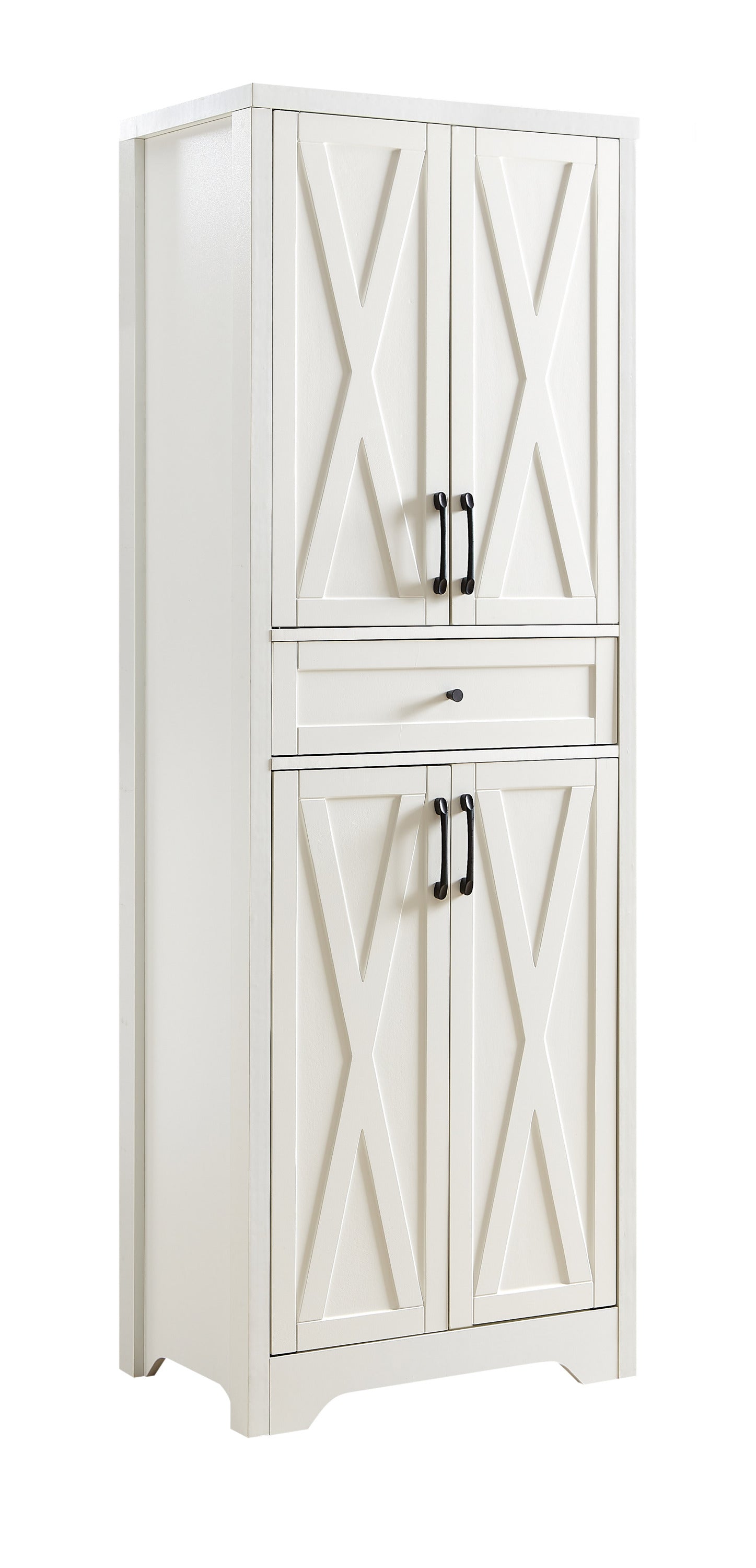 68'high living room sideboard, multi-functional combination TV cabinet sideboard, large capacity storage cabinet, can be used in living room, bedroom,office area, white, 23.7''L x 15.0''W x 68''H.
