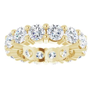 10K Yellow Gold 3 3/4 CTW Lab-Grown Diamond Eternity Band Size 4