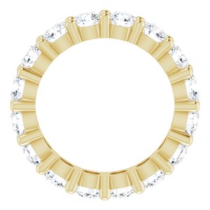10K Yellow Gold 4 1/3 CTW Lab-Grown Diamond Eternity Band Size 7.25