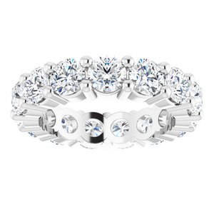 Platinum 4 CTW Lab-Grown Diamond Eternity Band Size 5