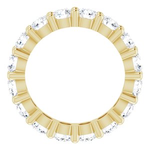 10K Yellow Gold 4 1/3 CTW Lab-Grown Diamond Eternity Band Size 7.75