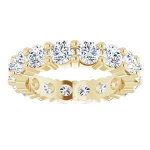 10K Yellow Gold 4 1/3 CTW Lab-Grown Diamond Eternity Band Size 7.75
