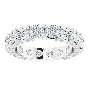 Platinum 4 1/3 CTW Lab-Grown Diamond Eternity Band Size 8