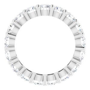 10K White Gold 4 1/2 CTW Lab-Grown Diamond Eternity Band Size 8.5