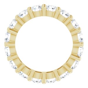 10K Yellow Gold 4 1/3 CTW Lab-Grown Diamond Eternity Band Size 6.75