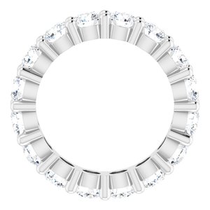 10K White Gold 4 1/3 CTW Lab-Grown Diamond Eternity Band Size 6.75