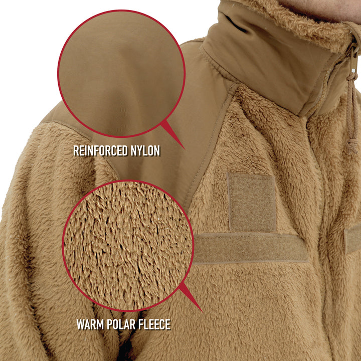U.S. ARMY GEN III Level 3 ECWCS Fleece Jacket with Insignia