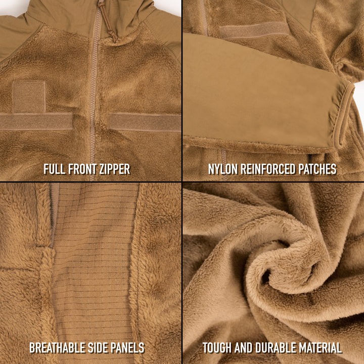 U.S. ARMY GEN III Level 3 ECWCS Fleece Jacket with Insignia