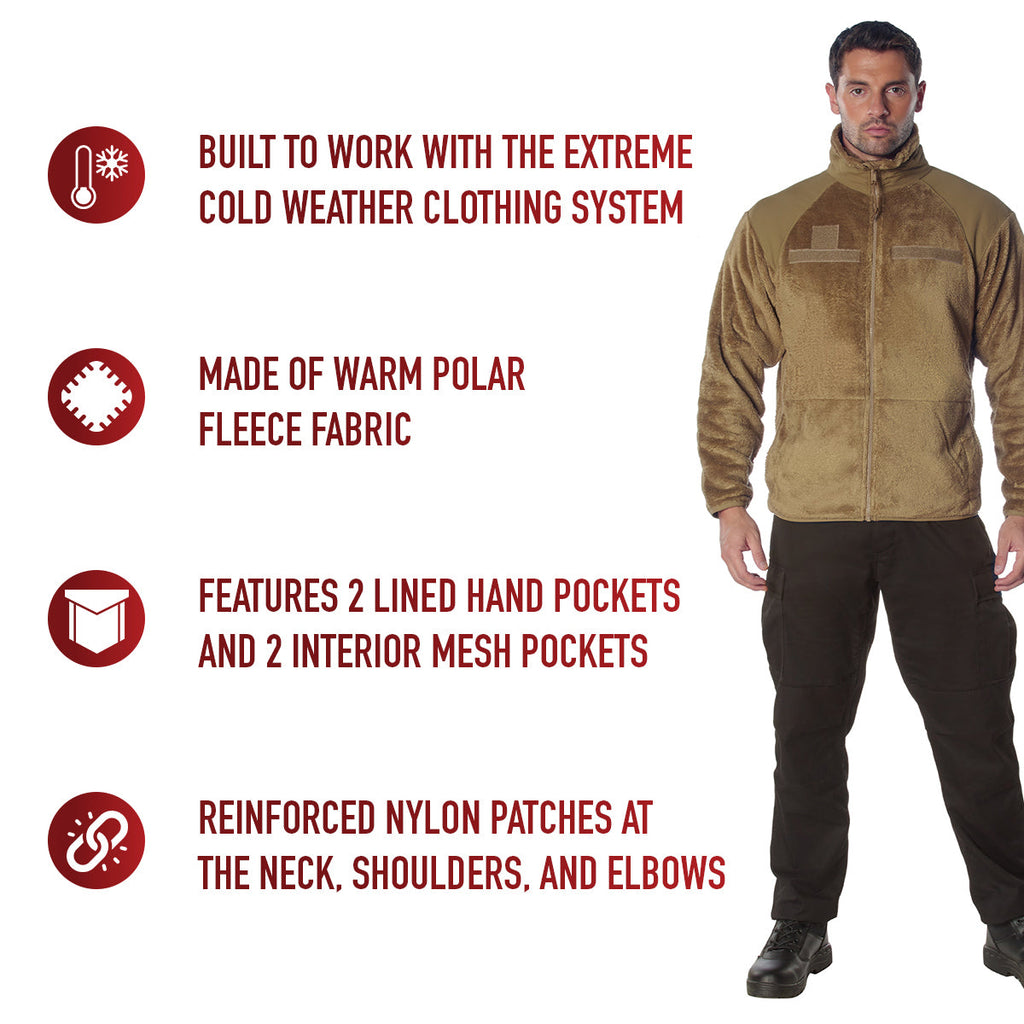 Rothco Generation III Level 3 ECWCS Fleece Jacket - Various Colors