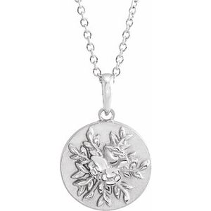 Floral Necklace or Pendant
