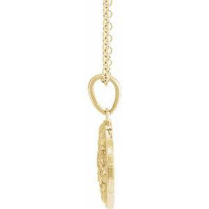 Floral Necklace or Pendant