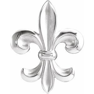 Sterling Silver Fleur-de-Lis Brooch