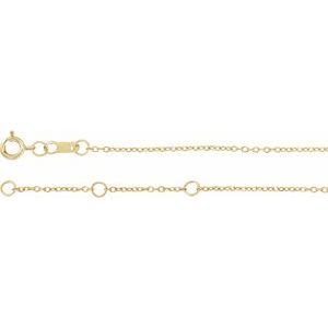 14K Yellow Gold Natural Multi-Gemstone Bar 6 1/2-7 1/2" Bracelet