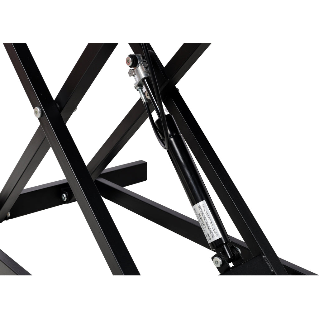 Adjustable Height Standing Laptop Desk,Adjustable Sit to Stand Up Workstation  with Keyboard Tray,Black