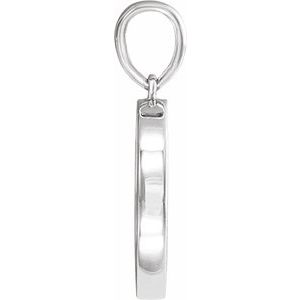 Sterling Silver Natural Multi-Gemstone Petite Moon & Star Pendant