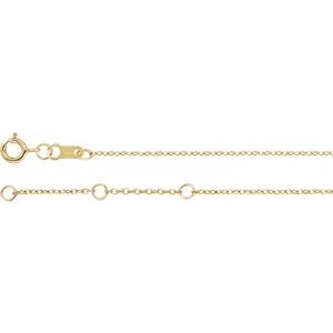14K Yellow Natural Emerald Bezel-Set Solitaire 6 1/2-7 1/2" Bracelet
