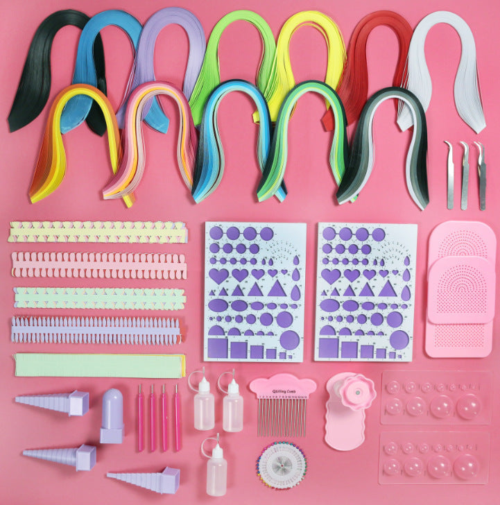 Paper Craft Kit – DIY Quilling Paper Art Set for Beginners and Kids
