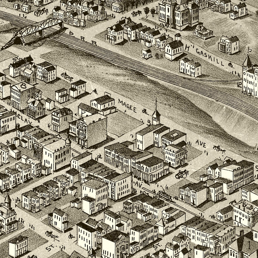 Vintage Map of Jeannette, Pennsylvania 1897