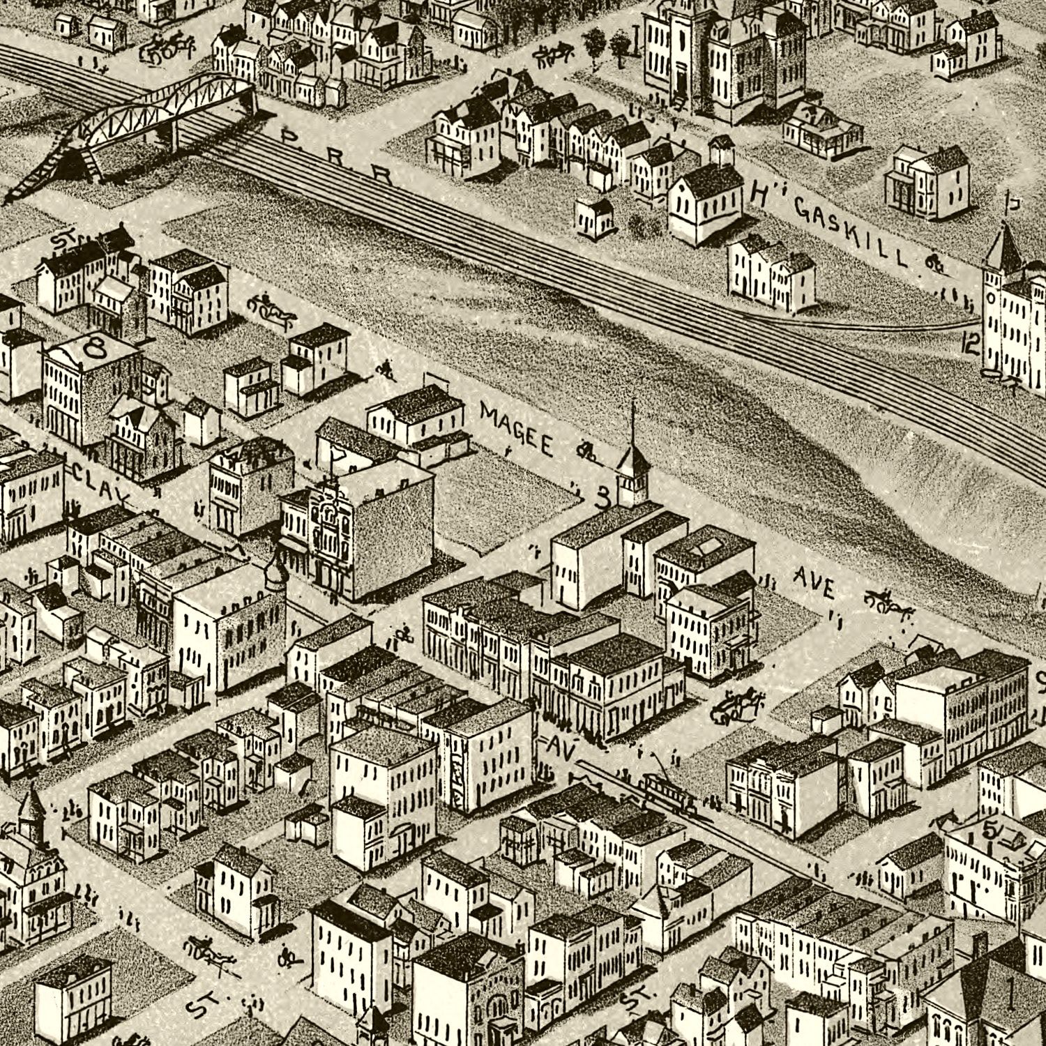 Vintage Map of Jeannette, Pennsylvania 1897