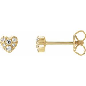 Cluster Heart Earrings