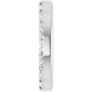 Continuum Sterling Silver 1 mm Round 5.3 mm ID French-Set Earring Jacket Mounting – image 5