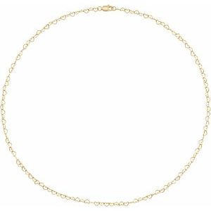 3.2 mm Heart Chain