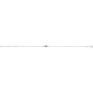 Platinum Accented Angel Wing 6 1/2-7 1/2" Bracelet Mounting – image 2