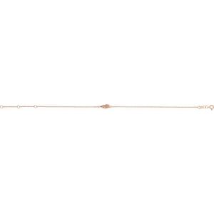 14K Rose Gold Accented Angel Wing 6 1/2-7 1/2" Bracelet Mounting – image 2