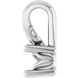 Platinum 3 mm Round Charm/Pendant Mounting – image 6