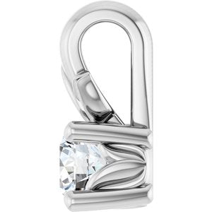 Platinum 3 mm Round Charm/Pendant Mounting – image 5