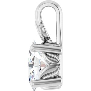 Sterling Silver 6x4 mm Oval Charm/Pendant Mounting – image 5