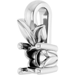 Platinum 3.2 mm Round Charm/Pendant Mounting – image 4