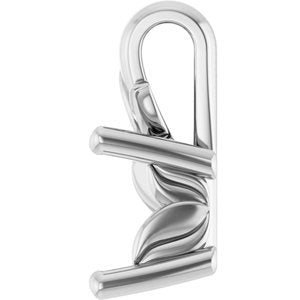 14K White Gold 4.5 mm Square Charm/Pendant Mounting – image 6