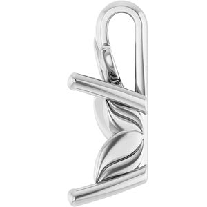Sterling Silver 8 mm Square Charm/Pendant Mounting – image 6