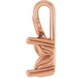 14K Rose Gold 7 mm Round Charm/Pendant Mounting – image 6