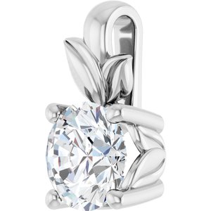 Continuum Sterling Silver 6 mm Round Charm/Pendant Mounting – image 3